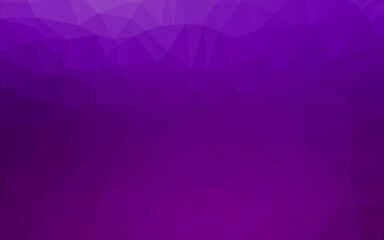 Obraz premium Dark Purple vector triangle mosaic template.