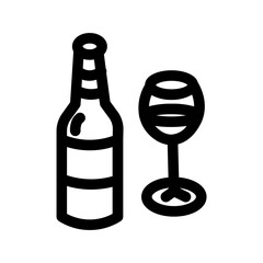 alcohol bar bottle champagne food glass nutrition icon