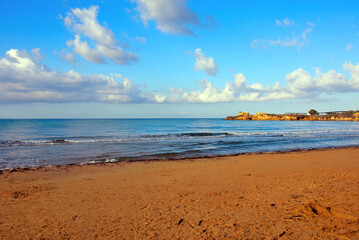 punta braccetto beach ragusa sicily, italy