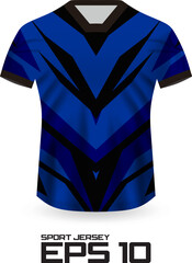 Racing Jersey Shirt Design Concept for Sports Team Uniform