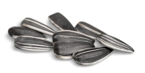 Nuts collection on a white background