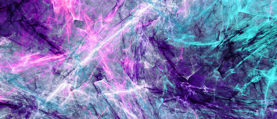 Blue and purple future modern background. Abstract painting color texture. Modern futuristic pattern. Fractal artwork for creative graphic design