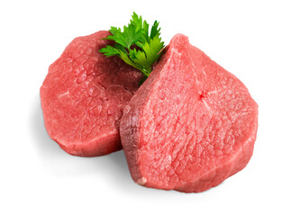 Raw Meat Isolated