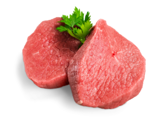 Raw Meat Isolated