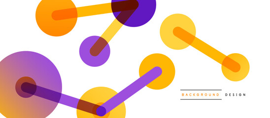 Network concept abstract background. Dots connection. Big data idea. Business template for wallpaper, banner, background or landing