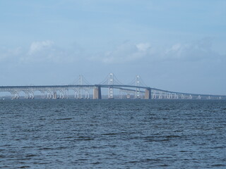 view of the Chesapeake Bay Bridge in Maryland