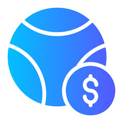 football gradient icon