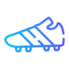 football shoes gradient icon