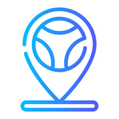location gradient icon
