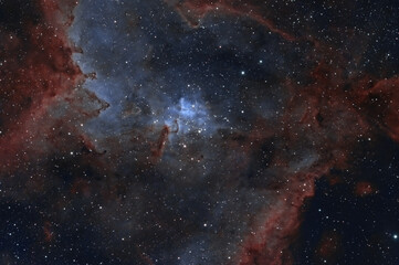 Melotte 15 - Core of the Heart Nebula in Cassiopeia