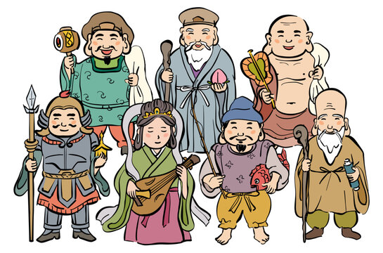 七福神 Images – Browse 5,593 Stock Photos, Vectors, and Video