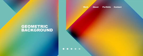 Dynamic lines, triangles, rectangles geometric abstract background. Vector Illustration For Wallpaper, Banner, Background, Card, Book Illustration, landing page