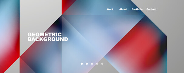 Dynamic lines, triangles, rectangles geometric abstract background. Vector Illustration For Wallpaper, Banner, Background, Card, Book Illustration, landing page