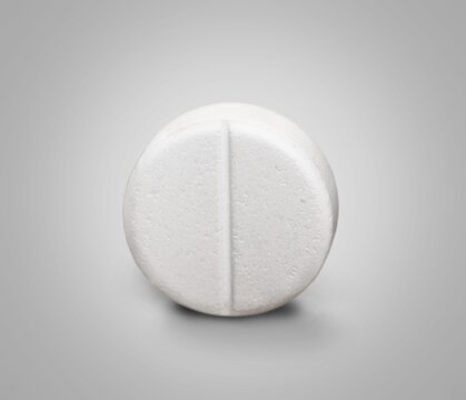 Set of pill or drug medication on the desk