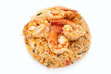 Prawn and egg fried rice