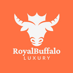 Royal Buffalo Logo Template Icon