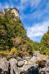 山梨県甲府市の秋の昇仙峡