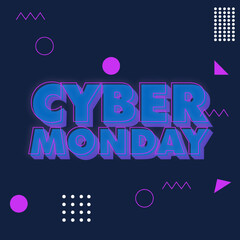 sale, business, illustration, design, monday, vector, advertising, billboard, club, commerce, cyber, discount, electronic, internet, label, marketing, neon, offer, promotion, retail, shop, special, ma