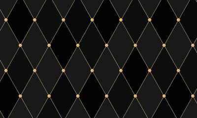 Fototapeta premium Upholstery golden luxury pattern background