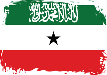 Grunge Somaliland flag.flag of Somaliland,banner vector illustration. Vector illustration eps10.