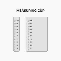 Vector illustration of measuring cup