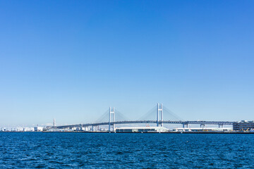 神奈川県横浜市の横浜ベイブリッジ