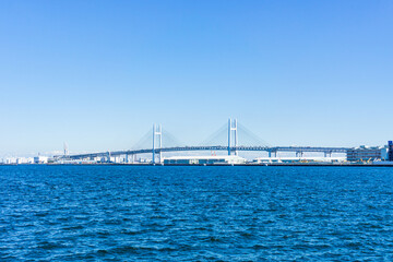 神奈川県横浜市の横浜ベイブリッジ