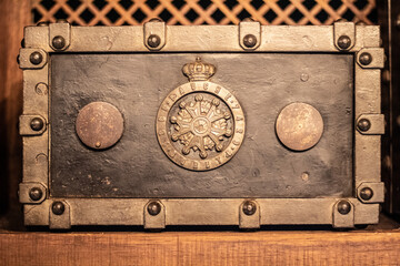old metal safe