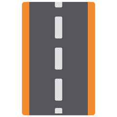Road flat icon