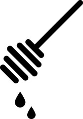 Honey vector icon in flat style on white background..eps