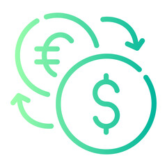 currecny gradient icon