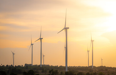 farm wind turbine and wind energy