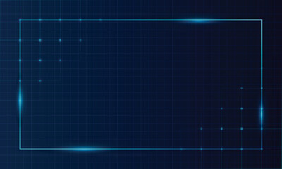 Futuristic hud interface screen design