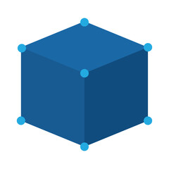 blockchain box icon