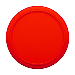 3d red label shape promotion