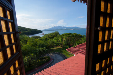 View from a window at Corregidor Island, Philippines
