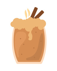 Hot cocoa with cinnamon