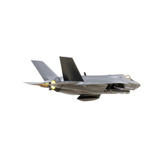 Fototapeta na wymiar F-35 Aircraft isolated