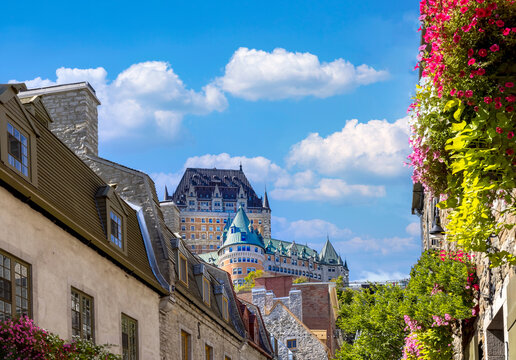 Canada, Old Quebec City Tourist Attractions, Petit Champlain Lower Town And Shopping District