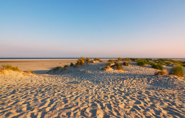 Morgens am Strand Insel Borkum