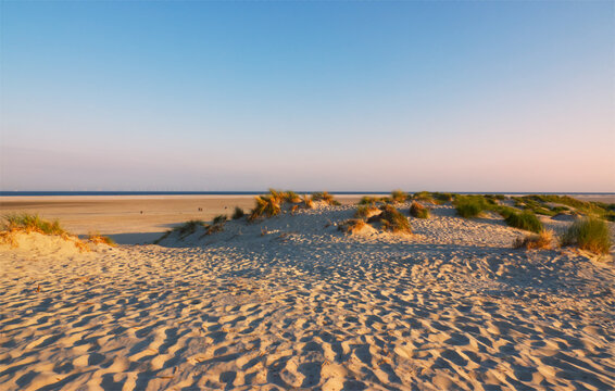Morgens am Strand Insel Borkum