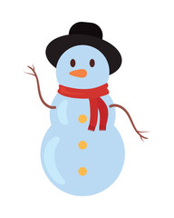 cartoon snowflake icon