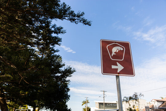dugong street sign