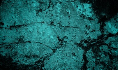 colored old wall background, peeling wall surface in abstract art form, old wall is full of stains and moss