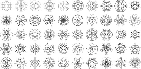 50 Ornamental mandala Design