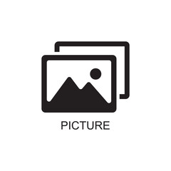 picture icon , image icon vector