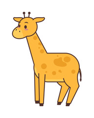cute giraffe icon