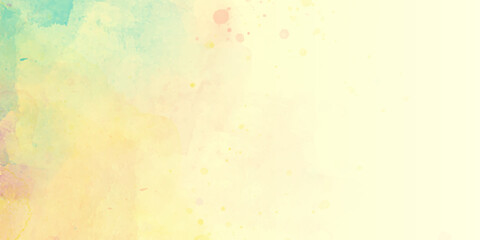 Pastel color abstract watercolor background
