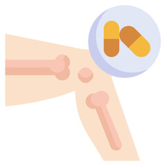vitamins_knee line icon,linear,outline,graphic,illustration