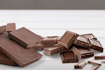 Tasty sweet dessert chocolate candy.